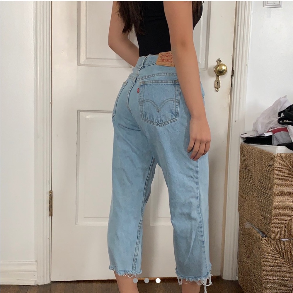 Vintage cropped Levi’s